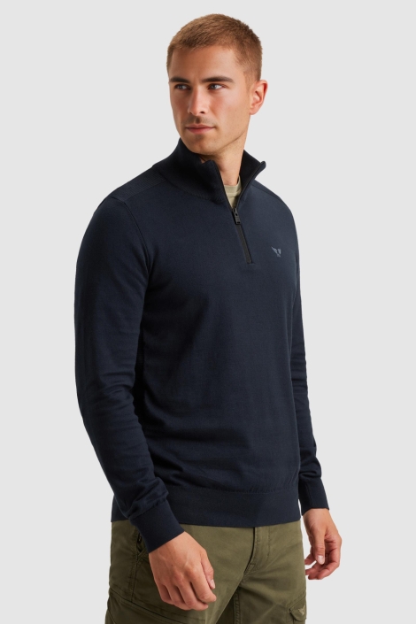 PME legend half zip collar cotton